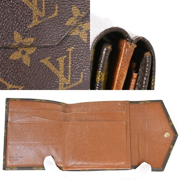 LOUIS VUITTON Porte Monnaie Billets Trifold Wallet Monogram BN M61660 05HB293 - Picture 9 of 15